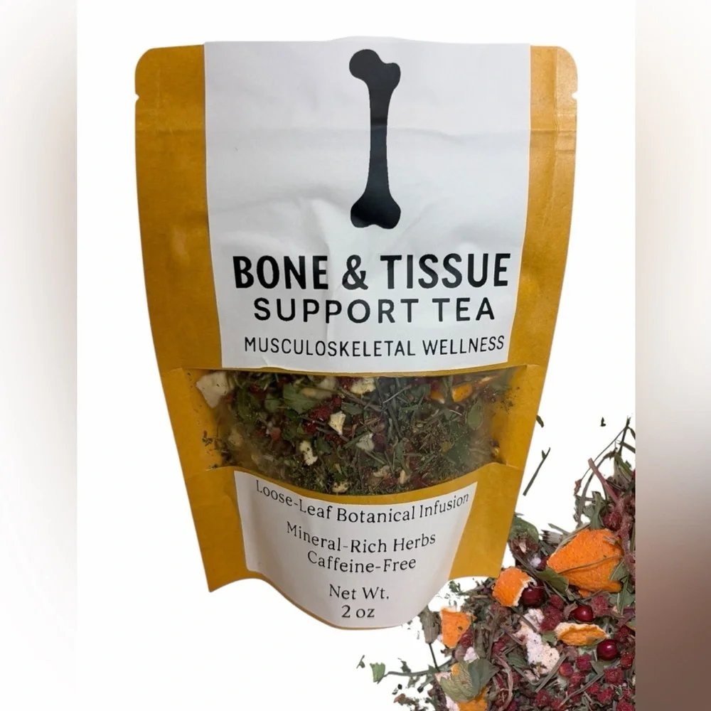 Bone & Tissue Support Tea | Loose-Leaf Herbal Infusion | Caffeine-Free | 2 oz